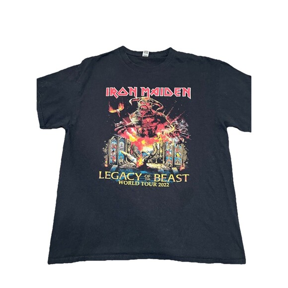 iron maiden legacy of the beast tour L sabaton judas priest dismember carnage - Picture 1 of 6